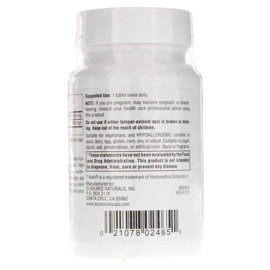 7-Keto DHEA Metabolite 100 Mg, SNN